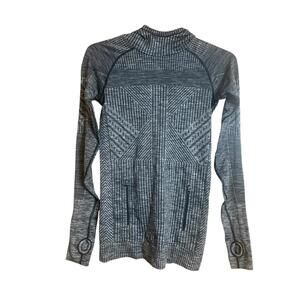 Lululemon Rest Less black & gray pullover hoodie XS